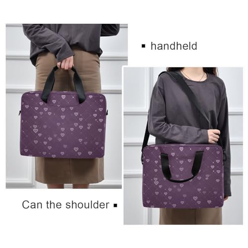Funda maletín morada para laptop 13-15.6 pulgadas miniatura 2