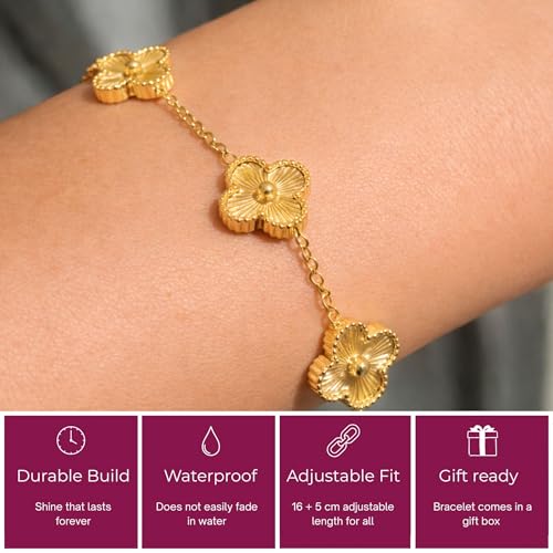 Image of Pixies Anti tarnish Bracelet for women | Hypoallergenic and Waterproof jewelry | Ideal for special occasion gifting | Fashion Jewellery for Women | Comes in a gift box