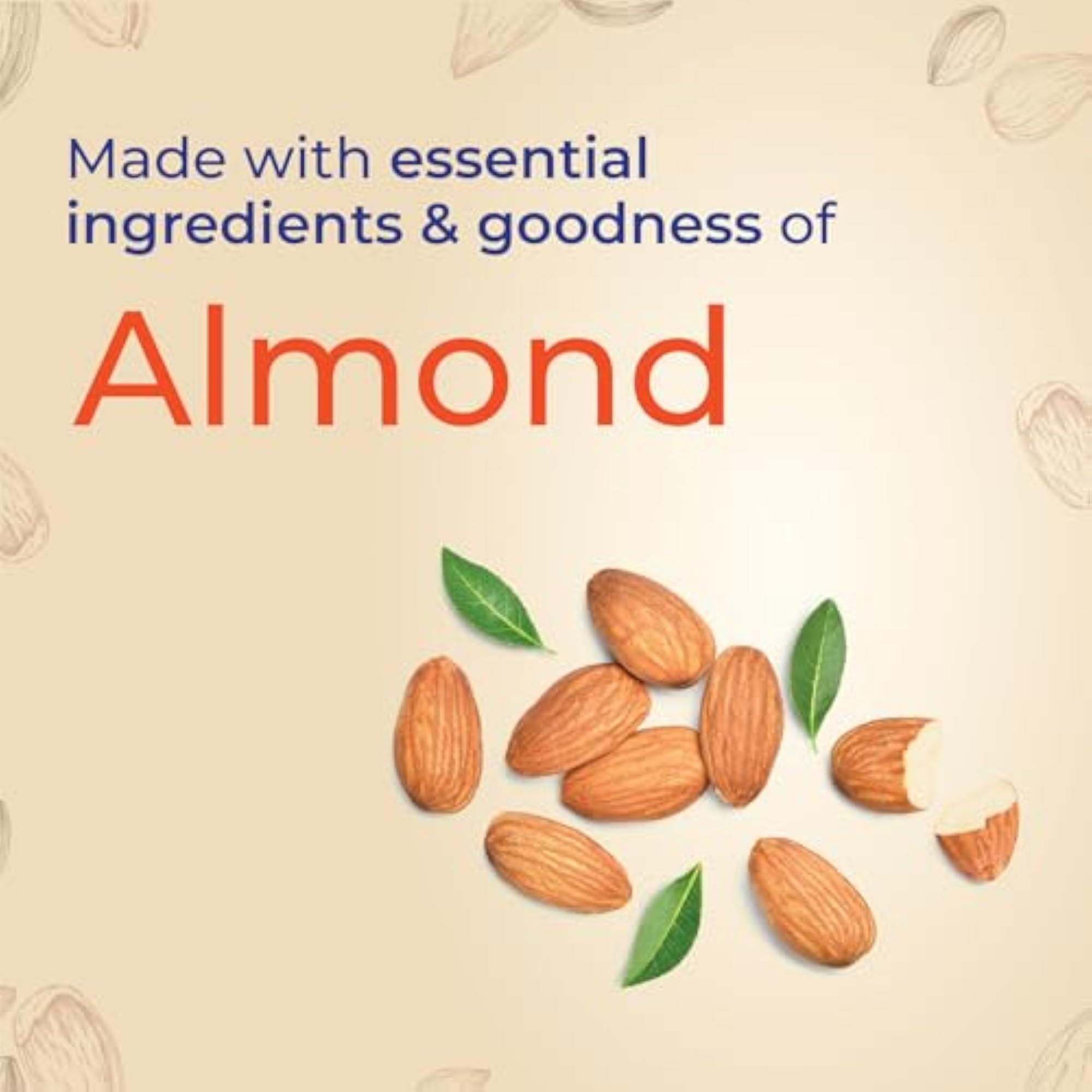 Almond Body Lotion 300ml with Moisturizer Cream 100ml