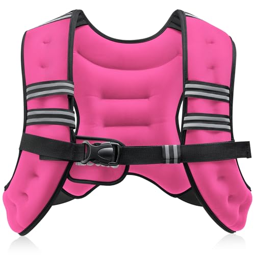 ZELUS Weighted Vest, 6lb/8lb/12lb/16lb/20lb/25lb/30lb Weight Vest...