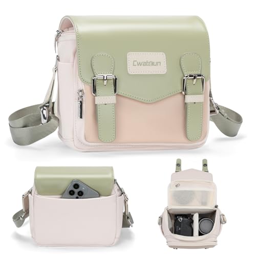 Bolso de cámara Cwatcun tipo mensajero impermeable S miniatura 1
