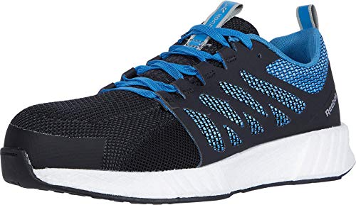 Reebok Men's Fusion Flexweave Composite Toe Eh Athletic Black/Blue - 11 Medium