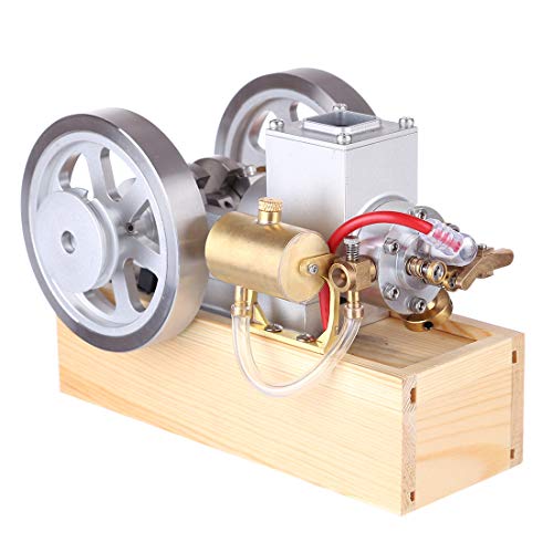 Yamix Horizontal Gas Engine Model With Hand Start Device, Metal Hit And Miss Engine Model Combustion Engine Model Toy #TOP3