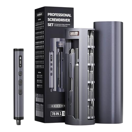 Destornillador eléctrico ergonómico con batería de duración prolongada, ideal para electrónica y proyectos, destornillador profesional