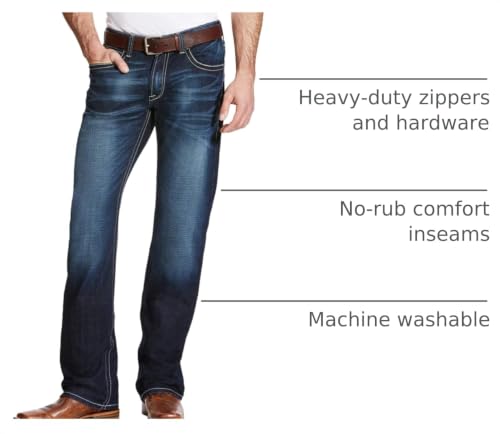 Image of Ariat M4 Low Rise Boot Cut Jeans - Men's Relaxed Fit Denim