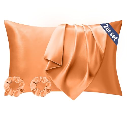 Colori e Misure Variati: Le federe Seiwohl in satin si adattano a tutti i cuscini con misure 40x60 cm, 40x70 cm, 50x70 cm, 50x80 cm e 40x80 cm. Le dimensioni sono leggermente regolate per un adattamento ottimale. Scegli tra colori come bianco, nero, grigio, antracite, beige, blu e verde per rendere la tua camera da letto uno spazio lussuoso, ideale per ogni stagione.