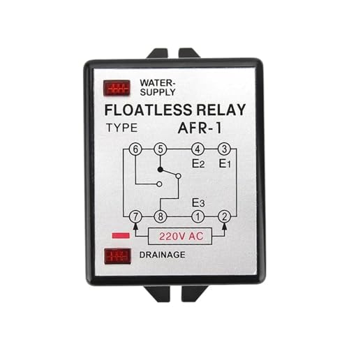Interruptor de sensor de nivel de agua AFR-1 con relé sin flotador de 8 pines y 220V CA 2