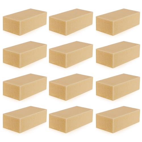 Tessco for you 12 Pcs Reusable Soot Eraser Sponge for Dry Cleaning - Effective Soot Remover for Pet Hair Dust and Dirt on Painted Walls Books and Car Interiors