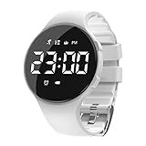 findtime Reloj de fitness (sin necesidad de aplicación) Reloj podómetro para calorías, distancia, contador de pasos para caminar, reloj deportivo digital para mujer y hombre, rastreador de fitness sin