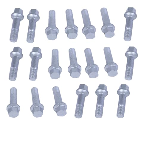 Pernos de rueda M14x1.5 para Benz G55 y G550 juego de 20 tuercas para cubo de coche