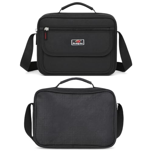 Bolso bandolera para hombre negro para organizar tus cosas