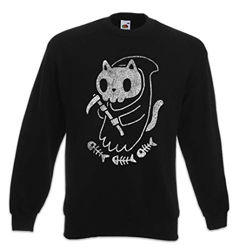 Pull Cat Reaper II Urban Backwoods sweat original à motif gothique pour adulte