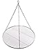 Grillrost Ø 80 cm mit Kette Edelstahl 4 mm Grillstabdicke Stababstand 10 mm für Schwenkgrill BBQ Dreibein