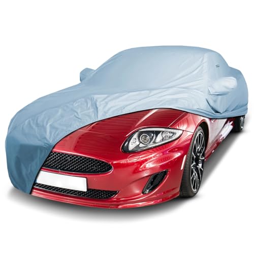 Image of iCarCover Premium Car Cover for 1997-2008 Jaguar XK-Series XK8, XKR, XK Heavy Duty Waterproof All-Weather Automobiles Custom Fit Indoor Outdoor UV Snow Protection Covers with Straps and Bag