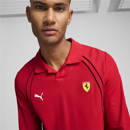 PUMA Men's Scuderia Ferrari Formula 1 Long Sleeve Race Polo4