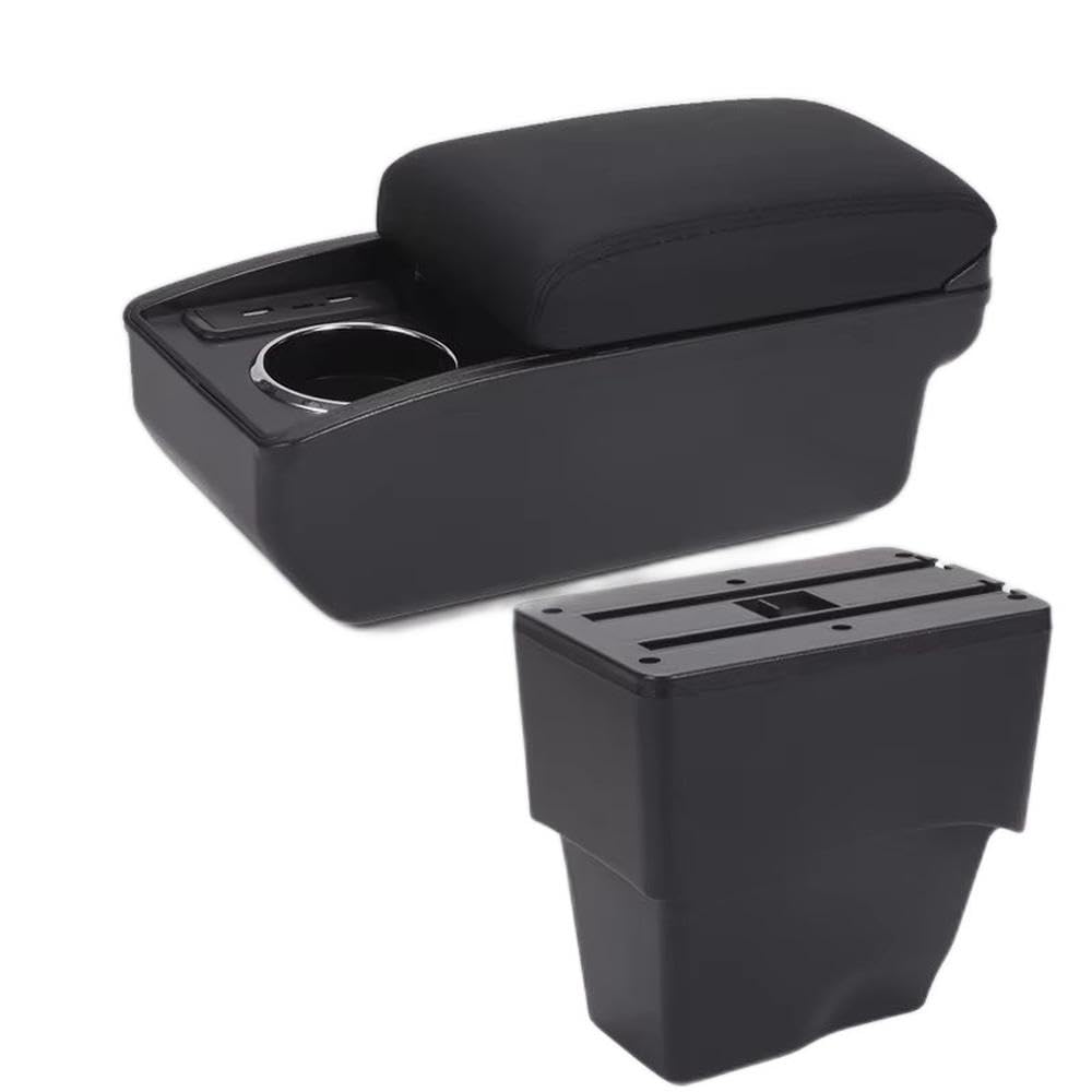 Sxqpocar B2 Black Line 6Usb For Fiat Pulse 2023 Car Armrest Box Central Auto Storage Box Replacement Parts