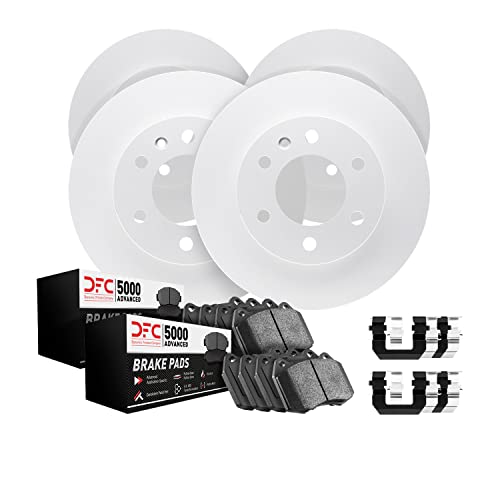 Image of DFC Front Rear Brake Kit Fits 2010-2015 Chevrolet Camaro | GEOSPEC Brake Rotors| 5000 Advanced Brake Pads and Rotors Kit| Hardware| 14.0 inch Front & 14.4 inch Rear