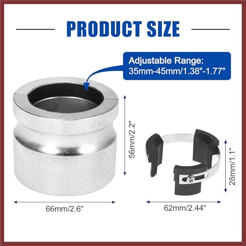 Image of Adjustable Fork Seal Driver 35mm-45mm Motorcycle Dirt Bike Fork Seals Tool for Harley Davidson for Suzuki for Kawasaki for Yamaha for Honda Replace Parts