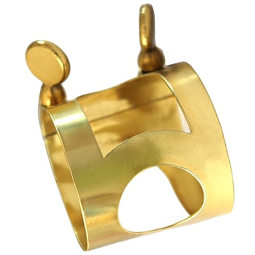 Toddmomy 1Pc Alto Saxophone Head Clip Durable Embossed Design for Enhanced Sound Quality Beginner Friendly Stabilizer Elegant Performance Accessory for Musicians