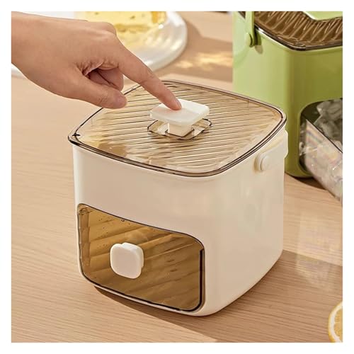 Molde de Hielo con 48 Cubos y Cajón con Asa Blanca miniatura 6