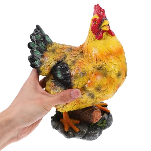 Poule décorative en résine pour animer la cour et la terrasse - 5