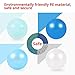 Heopeis Ball Pit Balls for Toddlers, BPA Free Crush Proof Plastic Toy Balls for Ball Pit, Children's Pool Water Toys, Ocean Balls for Play Tent 2.15 Inch Pack of 100 200 500
