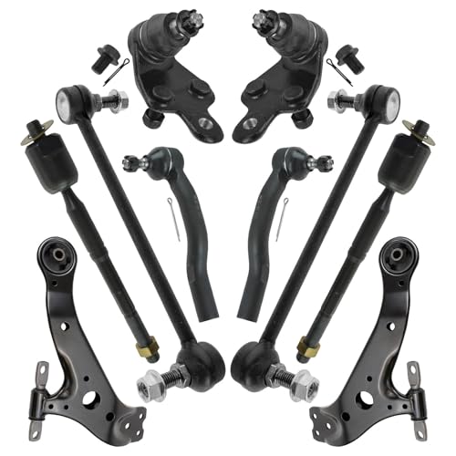 TRQ Front Steering & Suspension Kit Ball Joint Control Arm