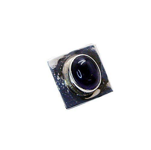 Pendentif en onyx noir et argent RIYO bijou filigrané pour femme