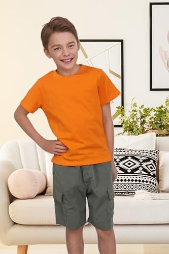 Image of Family Feeling Boys Short Sleeve Crewneck Kids T-Shirts Top Girls Tee