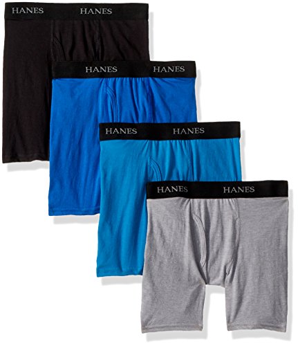 Hanes Boys' Big Ultimate Long Leg Boxer Brief 4-pack
