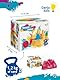 Genio Kids Magic Sand Rosa, 1,2 kg Knete Sand Bunt, Sandknete für Kinder, Magischer Sand Nachfüllpack, Modelliersand für Mädchen und Jungen (Rosa)