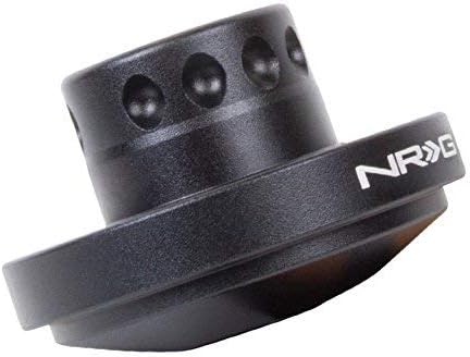 NRG Innovations NRG-SRK-RZRLH - Adaptador de cubo de columna vertebral corta de liberación rápida para volante, patrón de pernos de 0.236 x 2.756