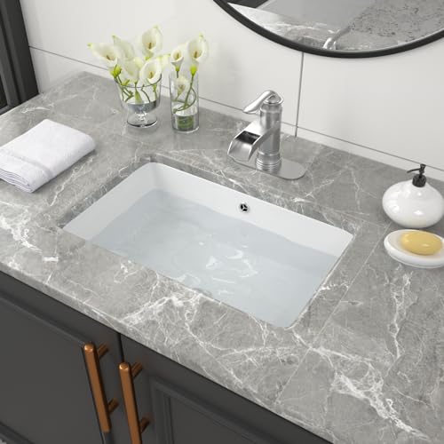 Couoko Undermout Bathroom Sink 21" x 13" Bathroom Vanity Sinks