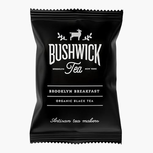 (15 Sachets) Bushwick Tea | Brooklyn Breakfast Tea | Organic Full Leaf Black Tea Blend from Assam and Nilgiri | Rich & and Malty | No Added Sugar | Non-GMO (15 Sachets) (15 Sachets) Bushwick Tea | Brooklyn Breakfast Tea | Organic Full Leaf Black Tea Blend from Assam and Nilgiri | Rich & and Malty | No Added Sugar | Non-GMO (15 Sachets)
