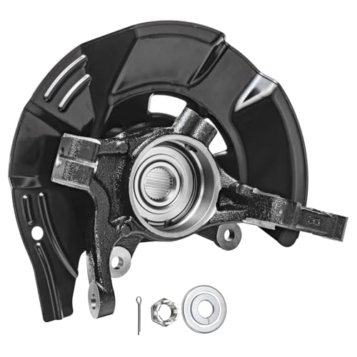 Image of Detroit Axle - 2.0L Front Right Steering Knuckle for 2011 Kia Optima, Passenger Side Steering Knuckle & Wheel Bearing Hub Assembly Replacement