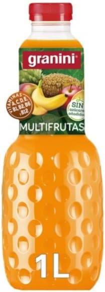 Multifruit Nectar 1L Bottles Granini – Pack of 2 | Premium Fruit Nectar Drink with Mixed Fruits