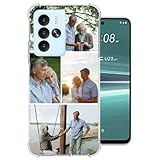 Funda personalizada de TPU suave y delgada compatible con HTC U23 Pro: la funda de TPU suave es lo suficientemente flexible como para instalar y quitar fácilmente, es de 1,5 mm lo suficientemente delgada como para permitirte cargar de forma inalámbrica con la funda puesta, asegurando que tu teléfono permanezca protegido en todo momento