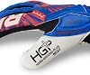 Guantes de portero de fútbol Rinat Egotiko Vengador Turf, corte plano, palma de látex, dorso estampado, correa sublimada, ajuste profesional 8