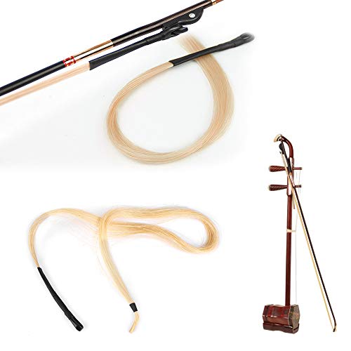 80cm Erhu Bogen Haar Mongolei Schwanz Violine Viola Cello Bogen Pferdehaar für Saiteninstrument BY304