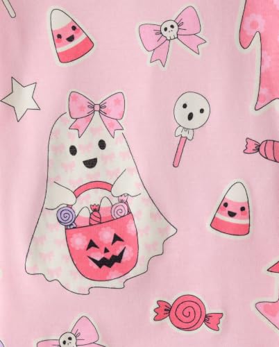 Image of The Children's Place Baby and Kids' Sibling Matching Halloween and Holiday Pajama Sets, Cotton