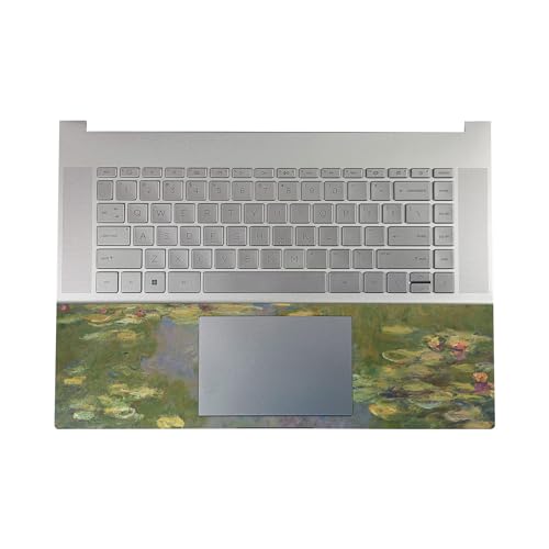 Image of Gaming Skin Compatible with HP Envy x360 16 inch (2023) - Water Lilies - Premium 3M Vinyl Protective Wrap Decal Cover - Easy to Apply | Crafted in The USA by MightySkins