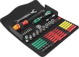 Wera 05135926001 Juego de herramientas de mantenimiento, W1, 35 piezas, Negro
