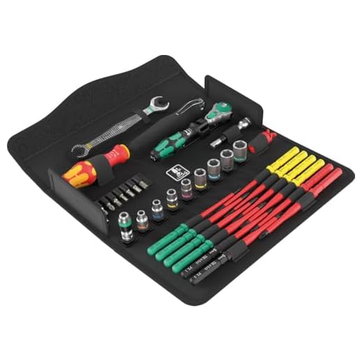 Wera 05135926001 KK W 1 Kraftform Kompakt W1 Wartung, Werkzeug-Set, 35-teilig Schwarz Stück