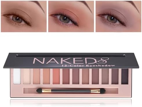 Amazon.com : Fusang 12 Colors Naked Eyeshadow Palette,Natural Matte