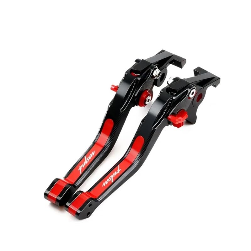 Levier d'embrayage moto Bajaj Pulsar 200 NS RS réglable noir et rouge