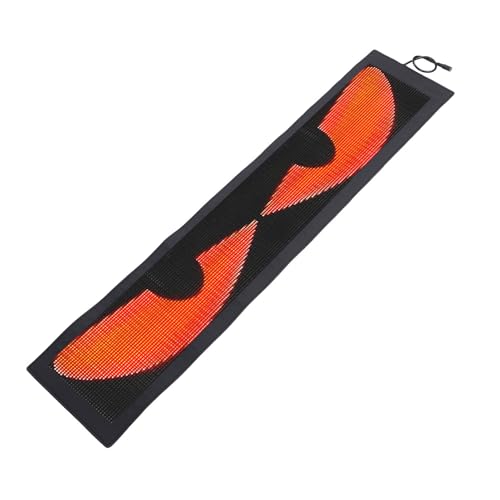 Car Eyes Flexible LED Screen, Ultra Thin 32x160 Dots Full Color BT Display, Programmable with APP for Android, 8.46 x 33.46in, 1921 RGB Light Beads (US Plug)