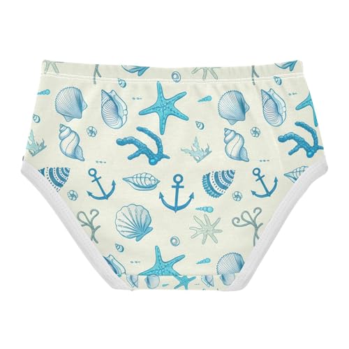 Starfish Anchor Seashells Toddler Girls's Underwear 2T 202c18382