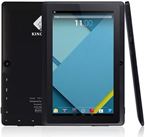 KingPad K70 7-inch Tablet (Black) - (1.3Ghz Quad Core Processor, 512MB RAM, 8GB HDD, Android 4.4 Kitkat)