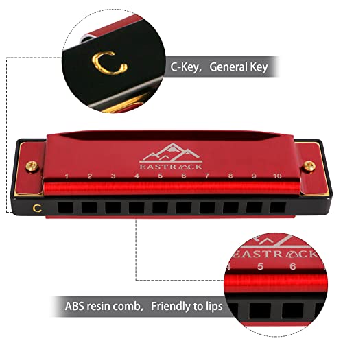 Harmonica Rouge - Les Beatles, Paul McCartney, John Lennon, RIngo Starr, George Harrison Harmonica Rouge – Image 4