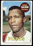 1969 Topps #62 Chico Salmon Seattle Pilots (Baseball Card) GOOD Pilots